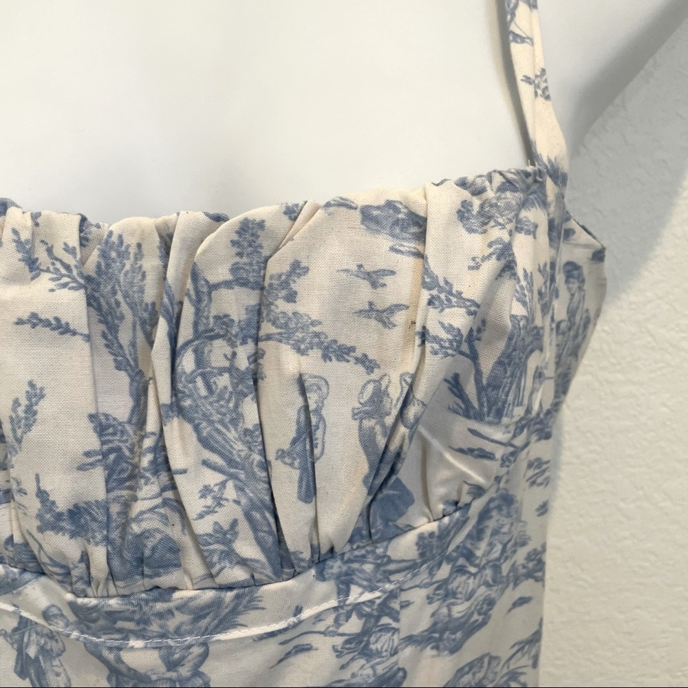 50s Bernie Dexter “Paris” Toile Swing Sundress S - Picture 5 of 12
